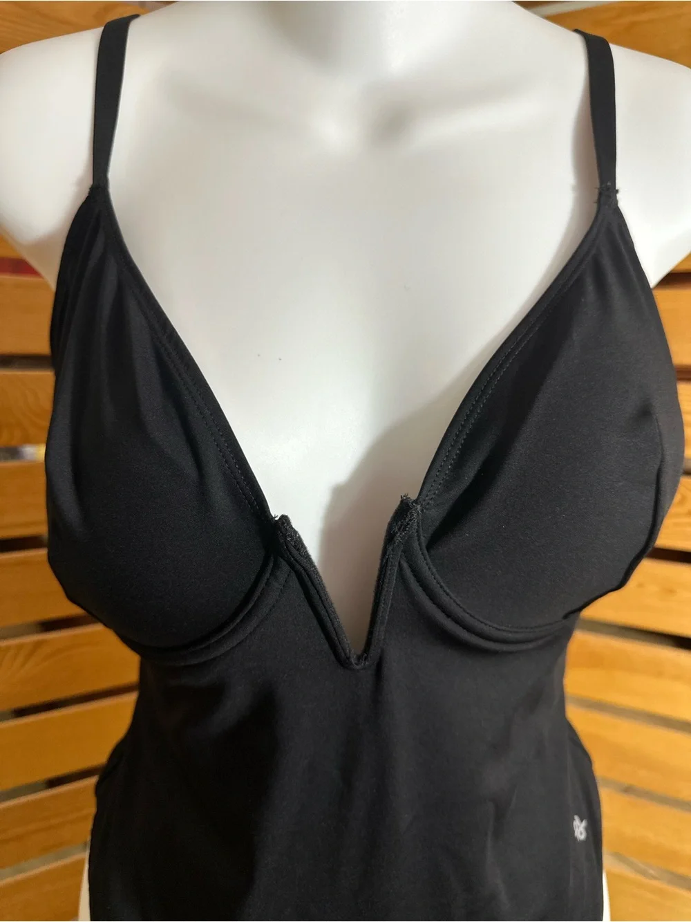 Black Sculpting V-Plunge Shapewear Bodysuit